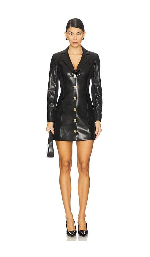alice and olivia pink faux leather dress ALICE + OLIVIA Daven NWT Faux Croc-effect Leather Mini Dress Pink Size 2