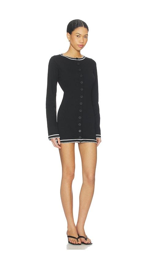 SNDY'S Beverly Knit Mini Dress in Black | Lyst