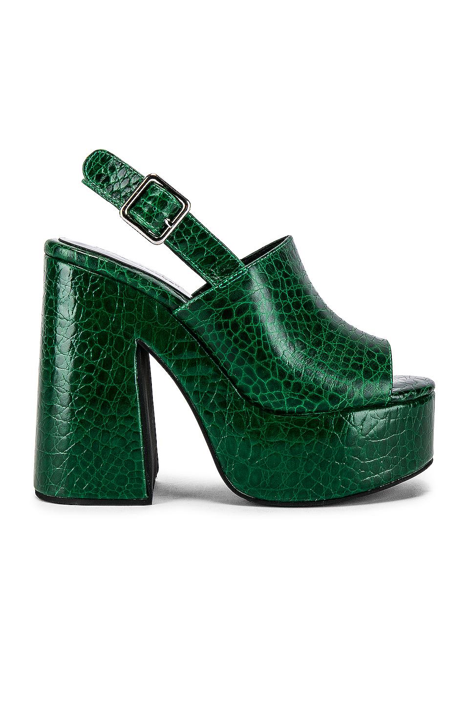 Plataforma mattix Jeffrey Campbell de Cuero de color Verde | Lyst