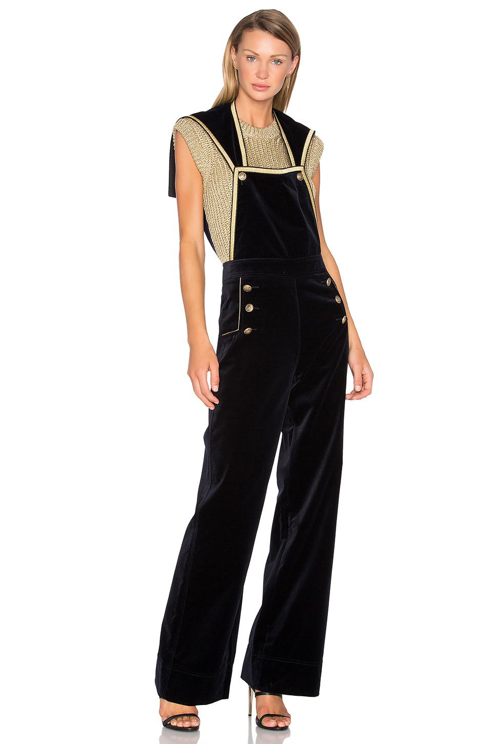 tommy hilfiger black jumpsuit