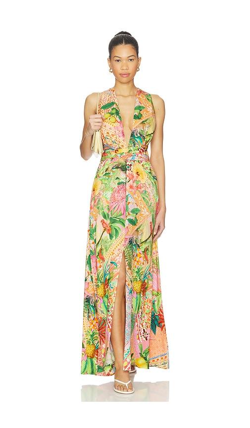 Luli Fama X Revolve Convertible Maxi Dress in Metallic | Lyst