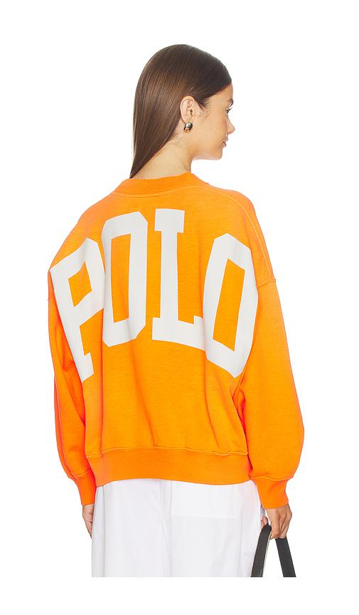 strapless open back dress Polo 3/4 Sleeve Dress - Orange Quilted Knit main image 1
