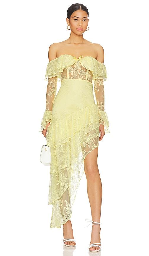 Majorelle lace store dress