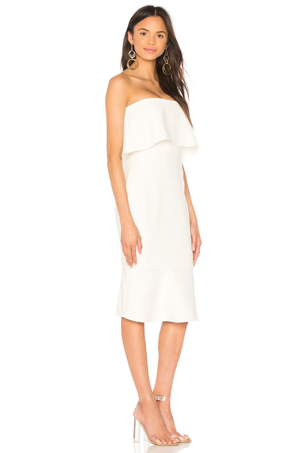 likely conrad dress white
