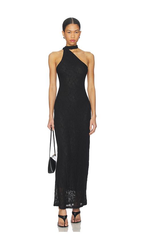 open lace back dress Lioness Soho Mini Dress in Grey