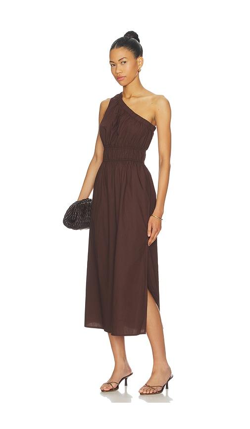 rails brown silk dress Rails | Solene Dress - Espresso | Luxury Satin | Size XS