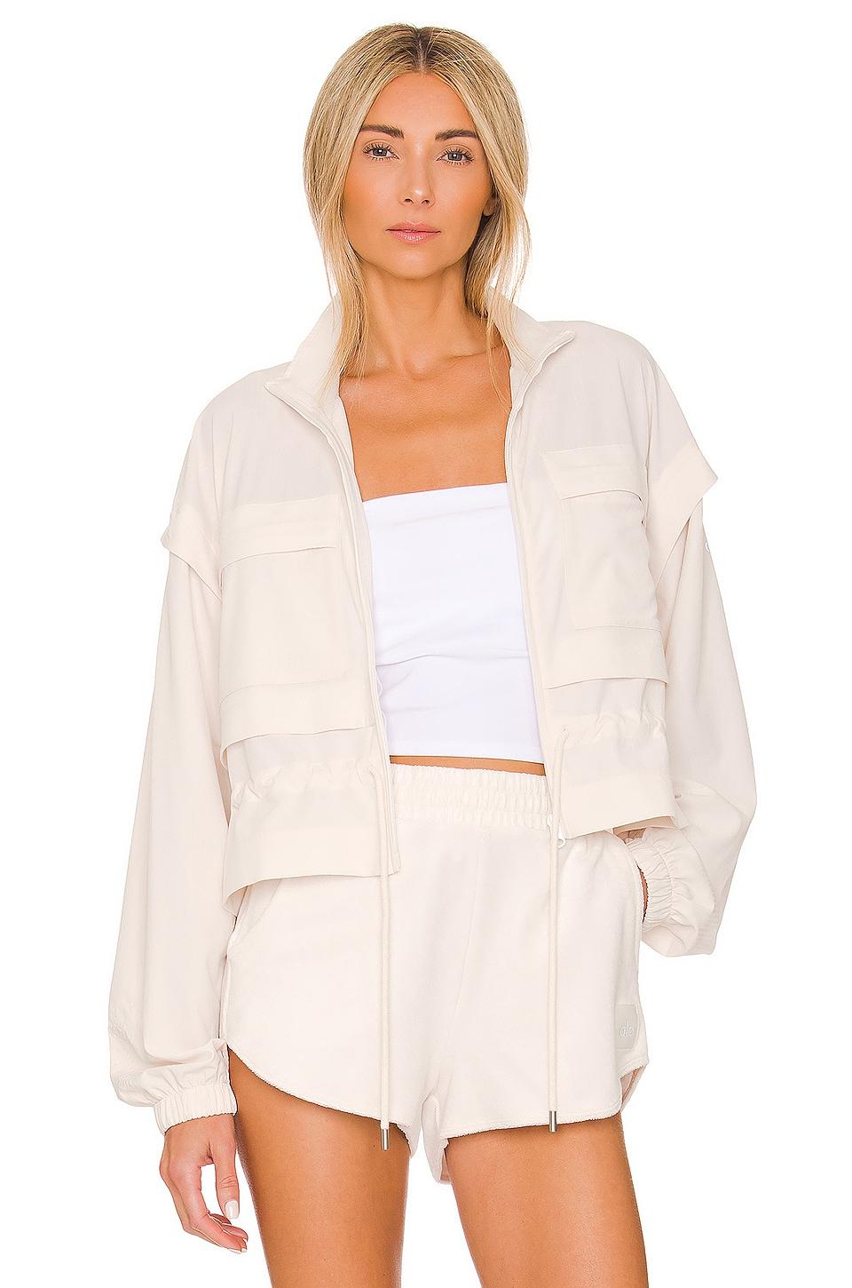 Alo Yoga Ready Set Jacket in White