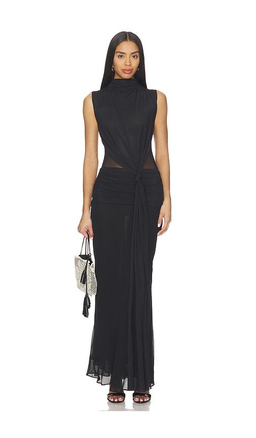 knee length dresses for ladies CONNI ASYM MIDI DRESS main image 1