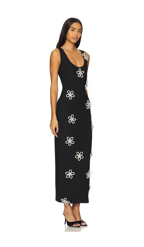 how to pose in midi dress Stripe A Pose Midi Dress