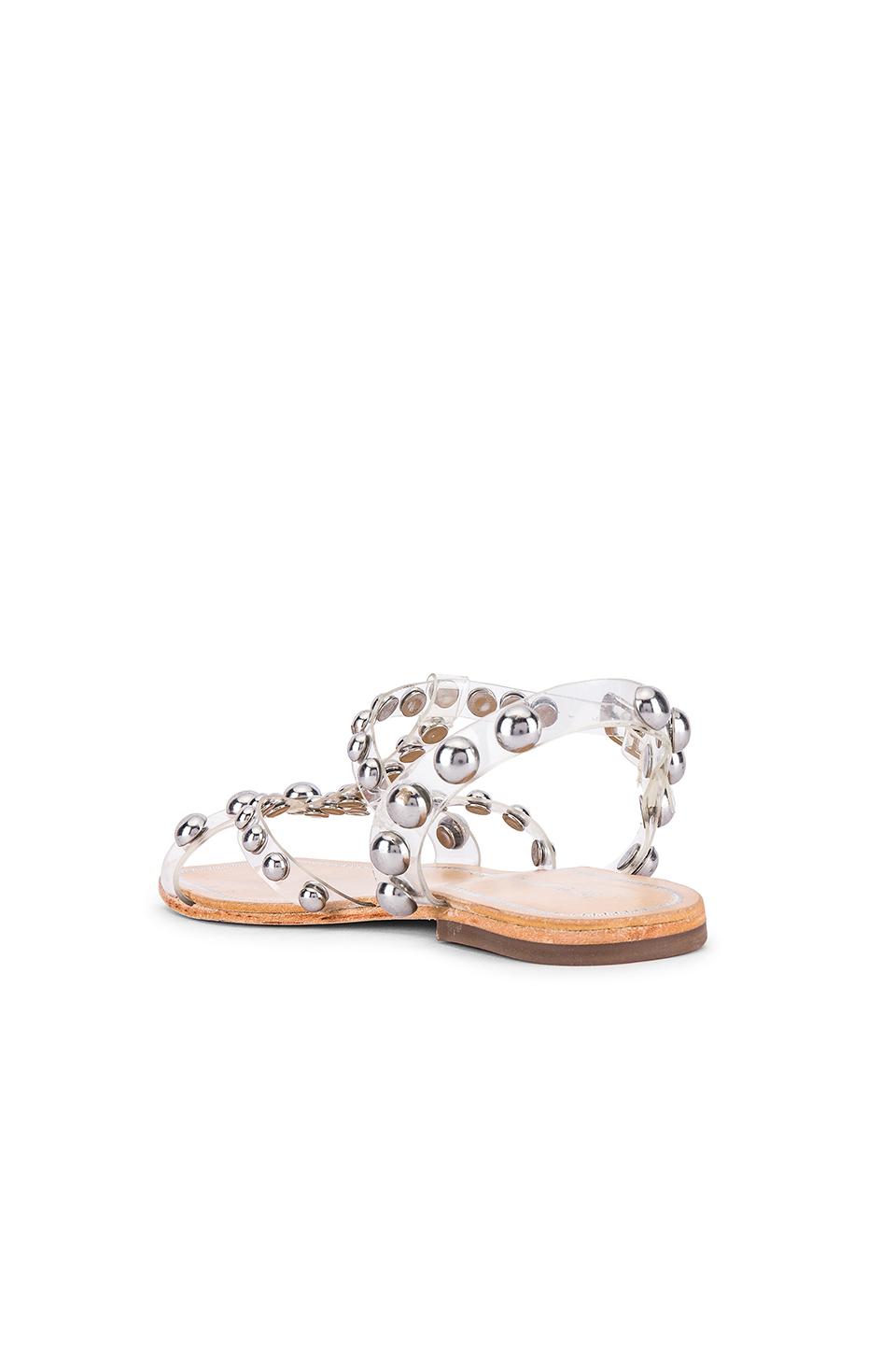 amaryl studded clear sandal