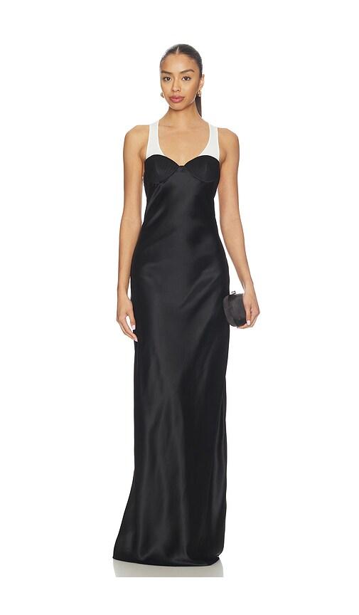 chinese dress ladies Selma Gown - Satin Bustier Dress