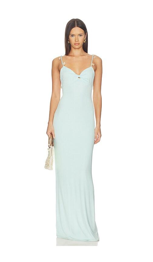 tan dress Women's You Tell Me Tan Textured Floral Print Chiffon Drop Waist Maxi Dress | Size: M