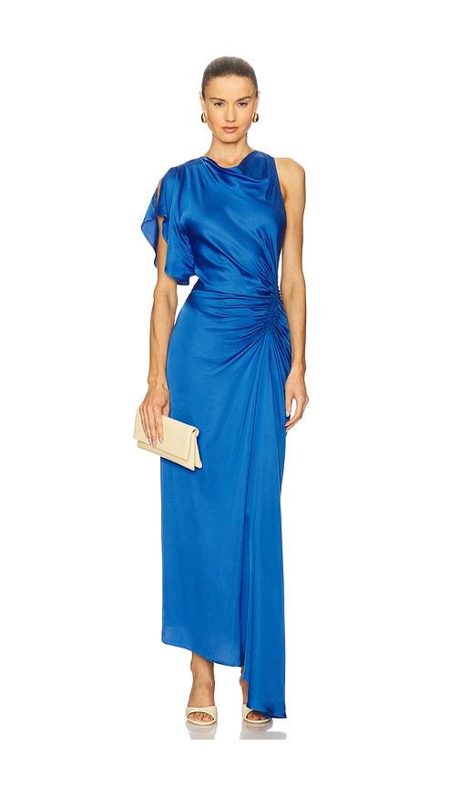 white dress with blue trim ZAPAKA Women Flower Long Prom Slit A-Line Spaghetti Straps Ruched Corset Evening Dress, White Blue Flower / US6 line shape. Brand:Dockers Naughty or Nice? ♥️ size:US 9,5