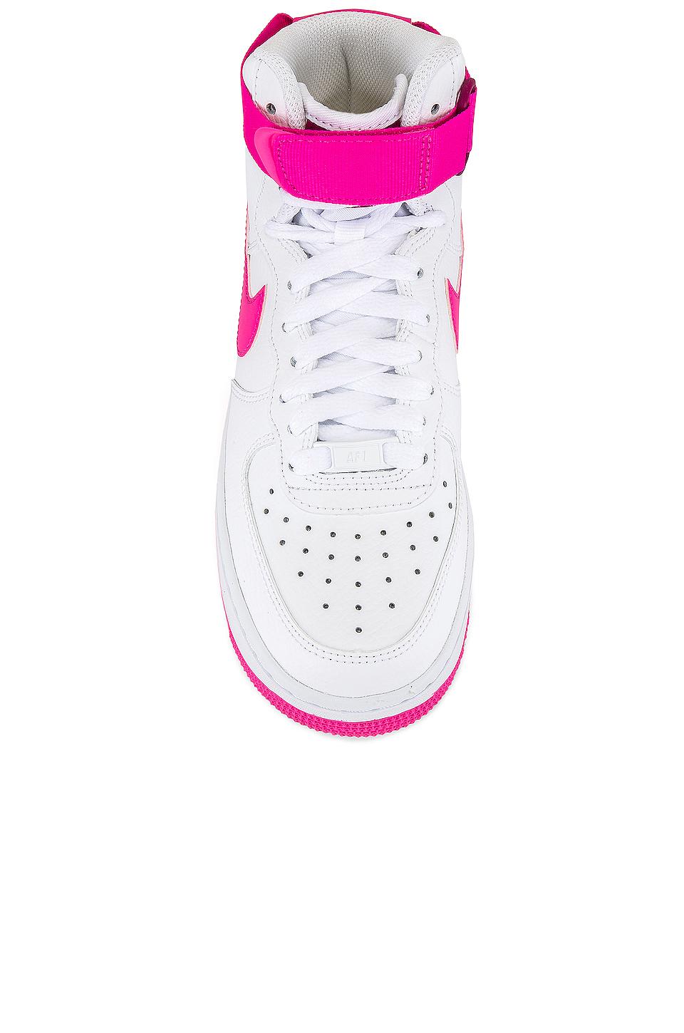 Aardappelen vezel terrorisme Nike Women's Air Force 1 Hi Sneaker in Pink | Lyst
