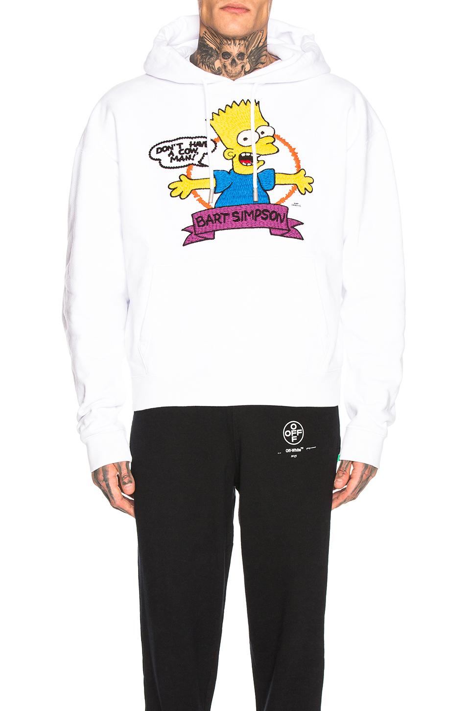 Simpsons off white hoodie sale