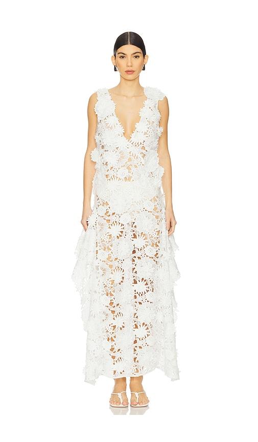 chinese dress ladies Lina Yellow Poplin Maxi Dress | Afterpay | Klarna main image 0