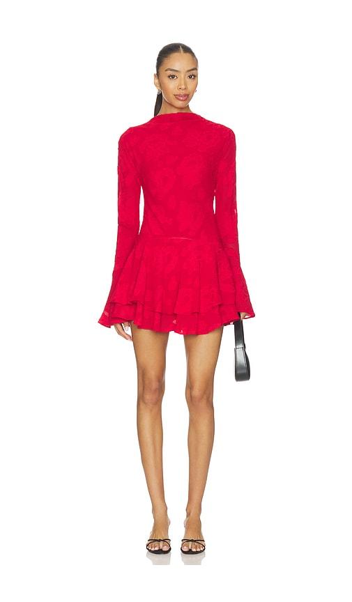 white christmas dresses Shona Joy Dresses | Shona Joy M- La Lune Lon Sleeve Backless Mini Dress | Color: White | Size: 6 main image 0