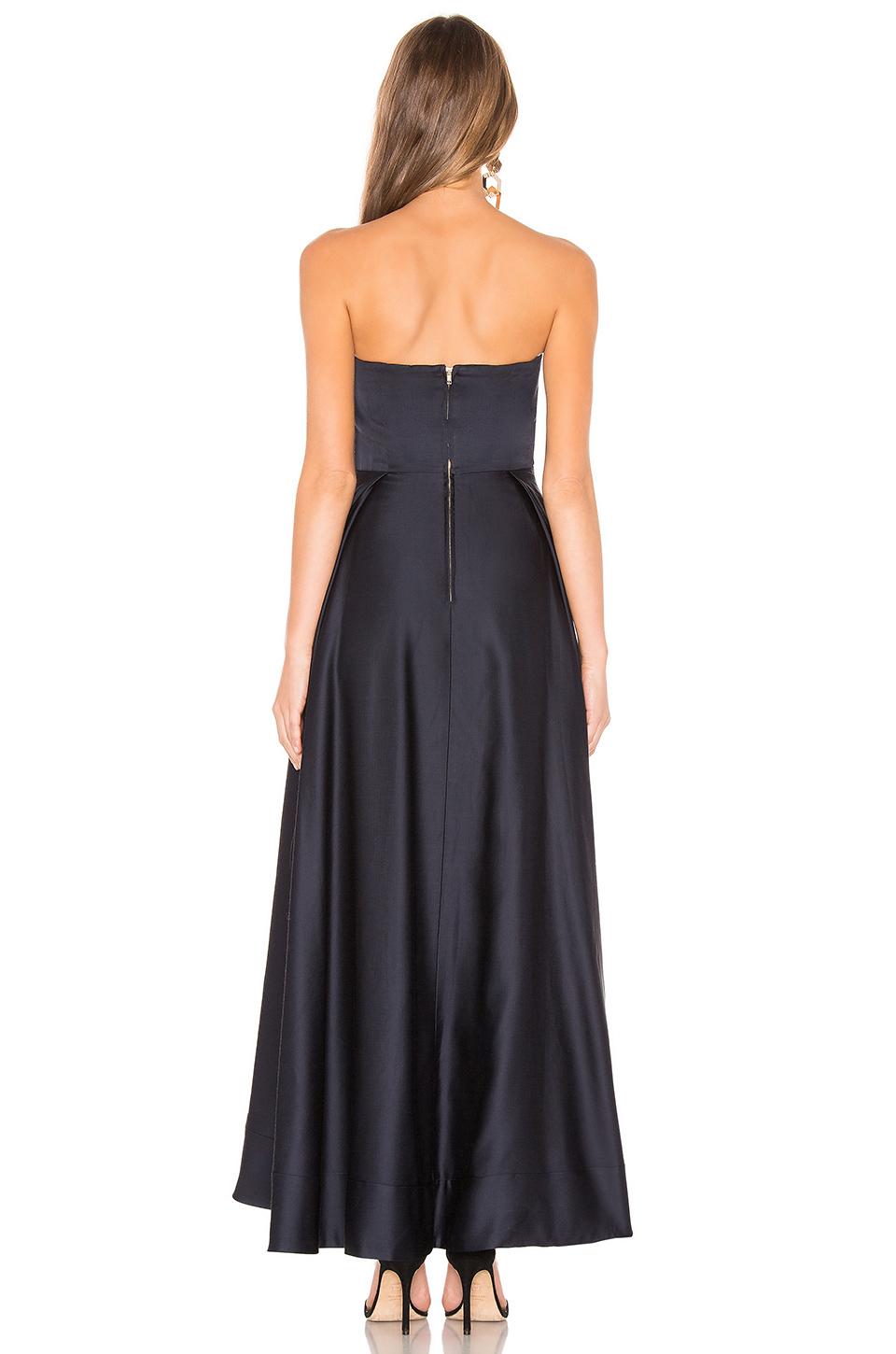 Aijek Cotton Godiva Bustier Gown in 