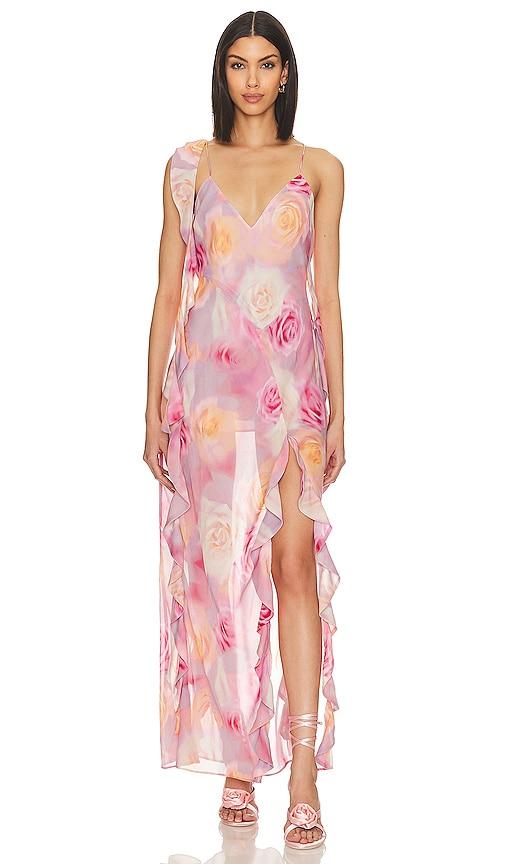 For love and lemons claudette maxi dress clearance