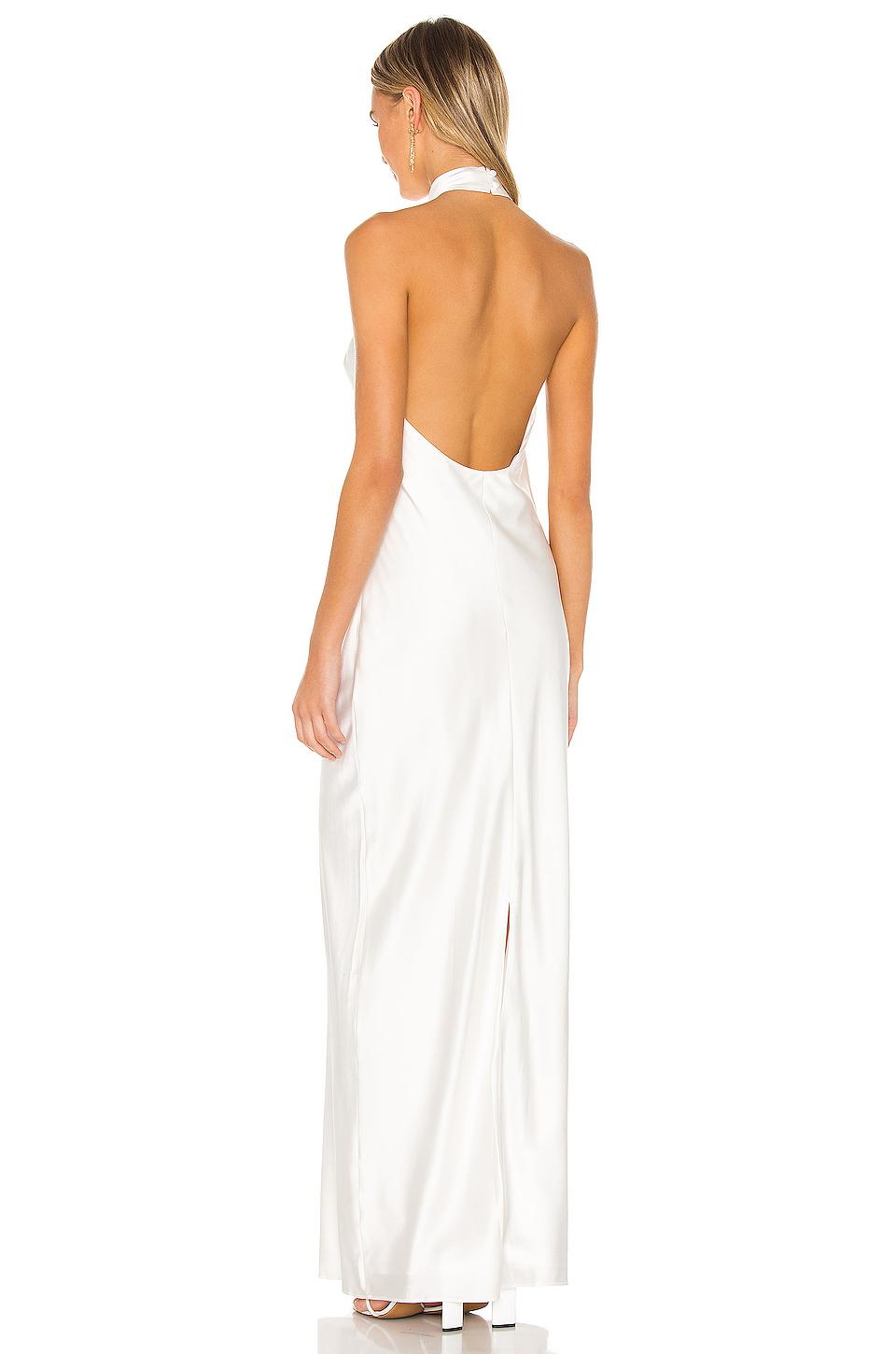 Cami NYC Silk The Issa Gown in White 