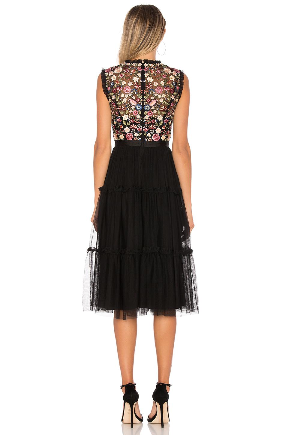 needle and thread midi dress