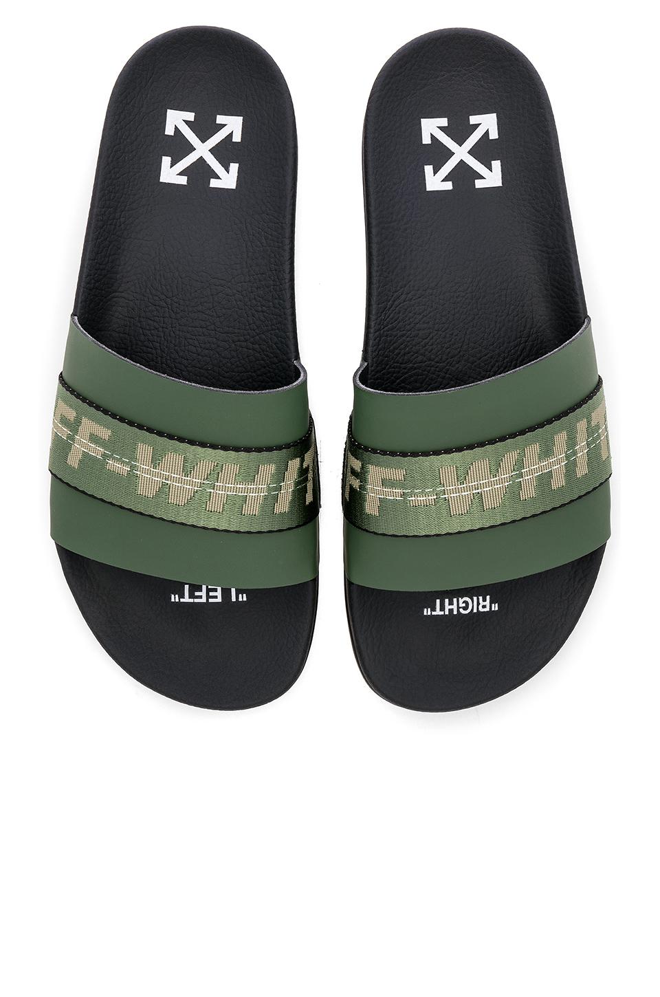 Off white industrial strap sandals hot sale