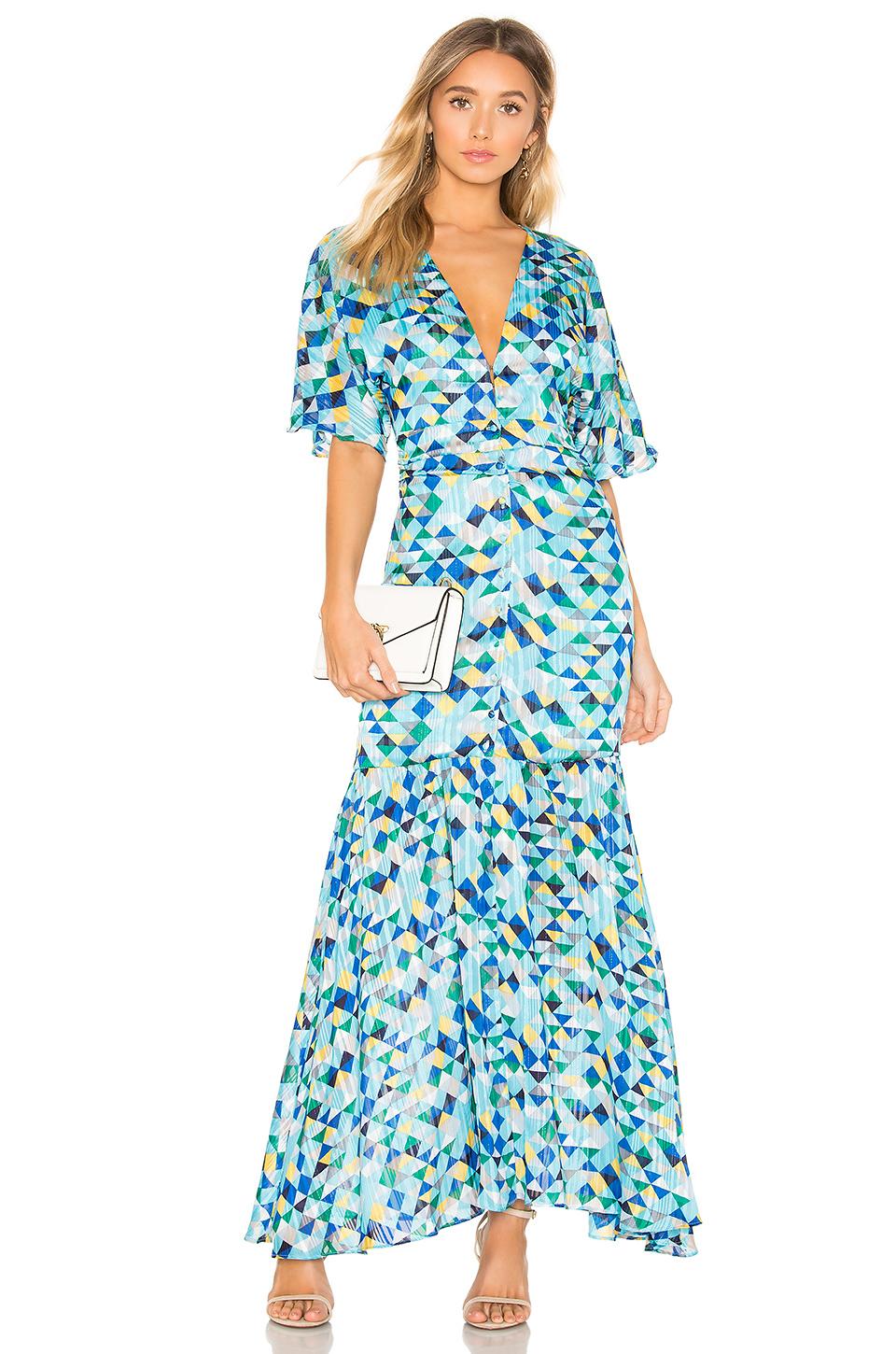 House of Harlow 1960 Synthetic X Revolve Savana Dress in Blue - Lyst