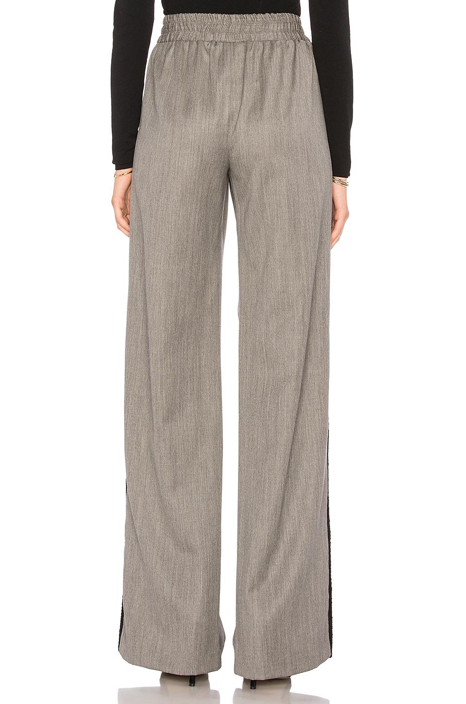 Lyst - Milly Gabardine Sequin Trackpant in Gray