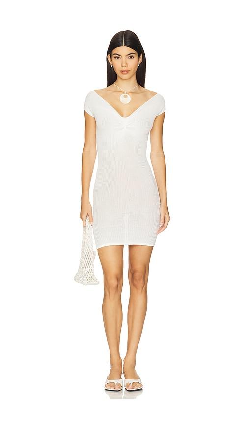 mini backless dress in white and blue george trochopoulos George Trochopoulos Clothing for Women | Online Sale up to 75% off