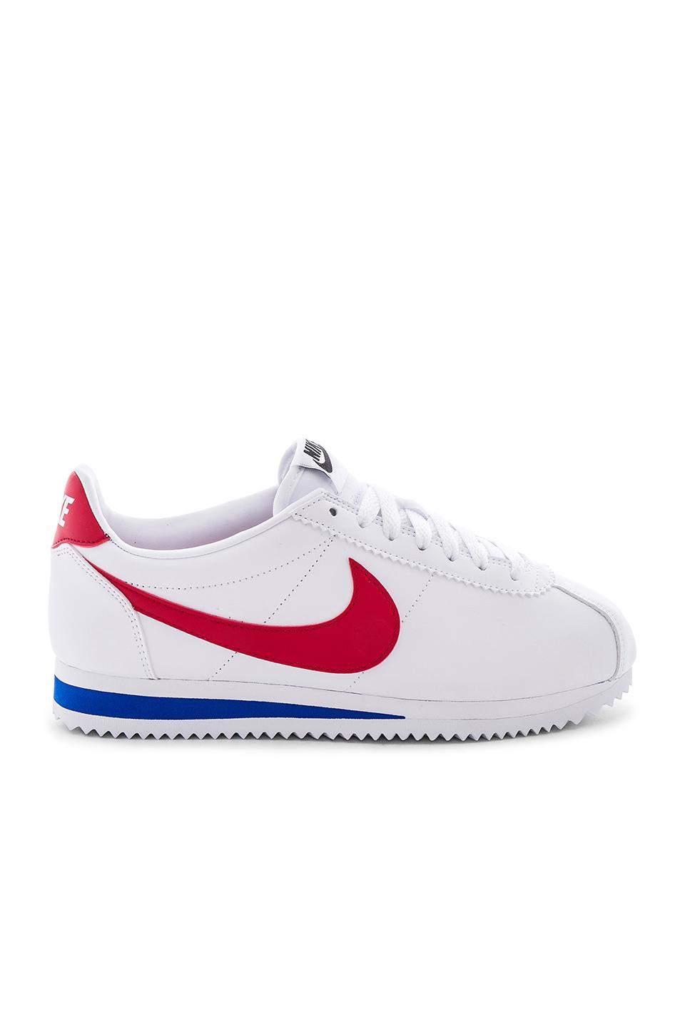 nike cortez white and red men