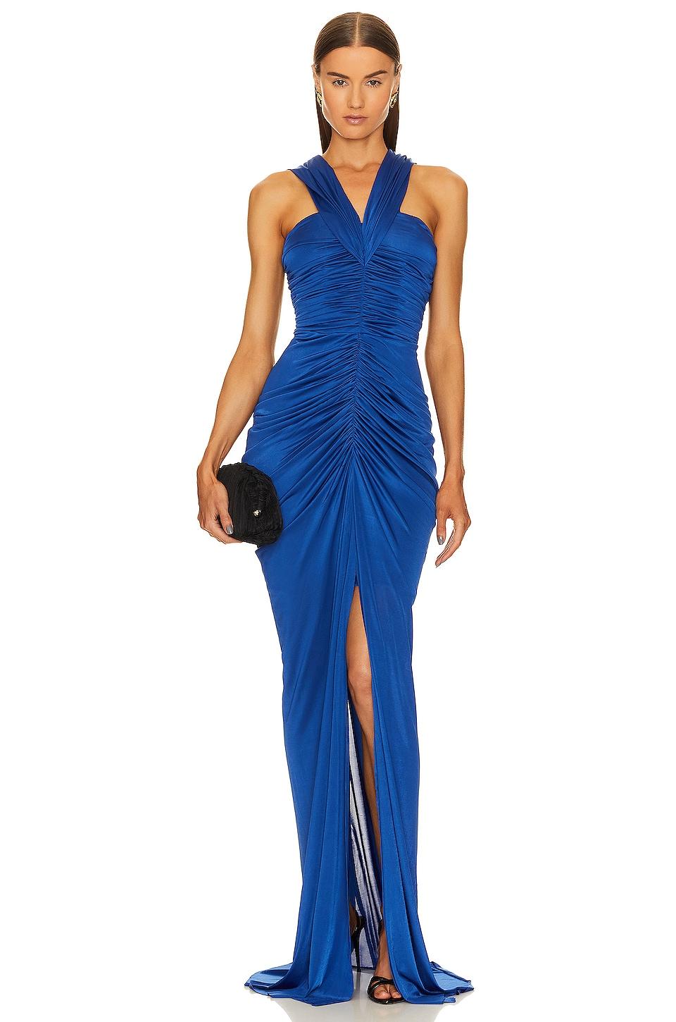 Yaura Tiara Gown in Blue | Lyst