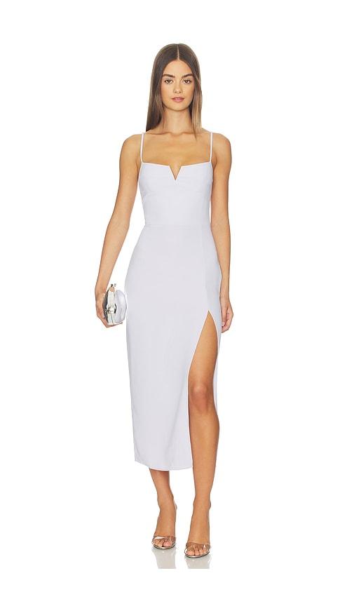 off shoulder knit dress Sandrine Maxi - White Complete the look with Kelson Wood 6 Drawer Size:3/L 20042026fullpromo