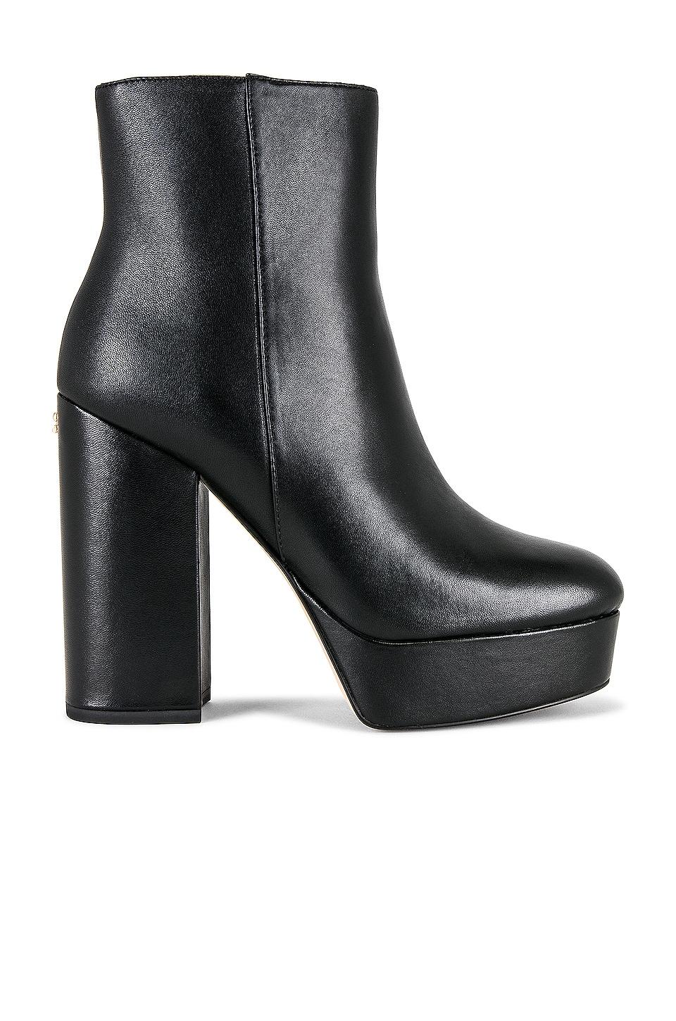 COACH Iona Leather Bootie in Black | Lyst