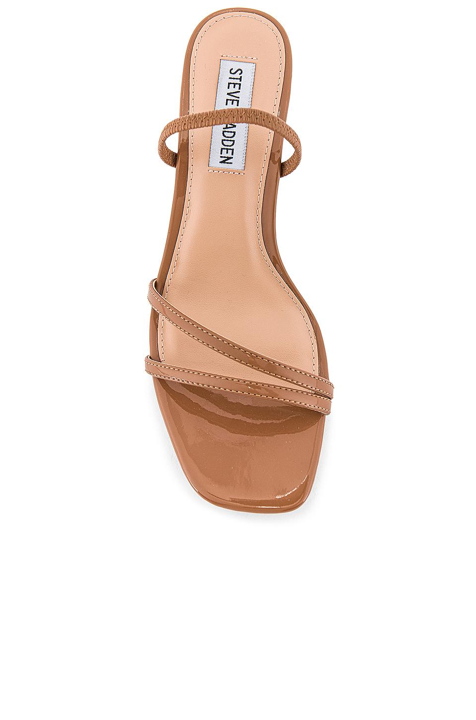 Steve Madden Loft Kitten Heel Sandal in Brown | Lyst