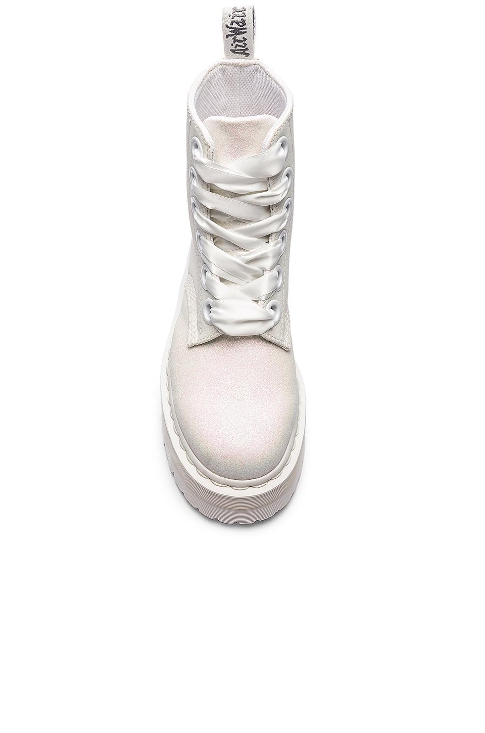 Dr martens molly glitter weiss discount