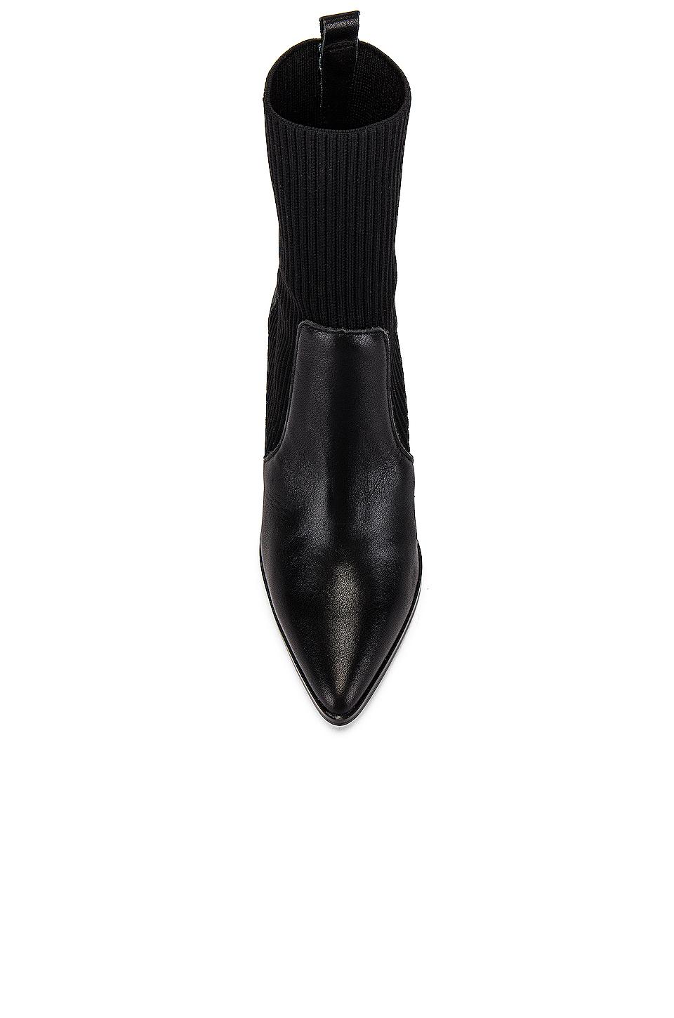 steve madden black sock booties