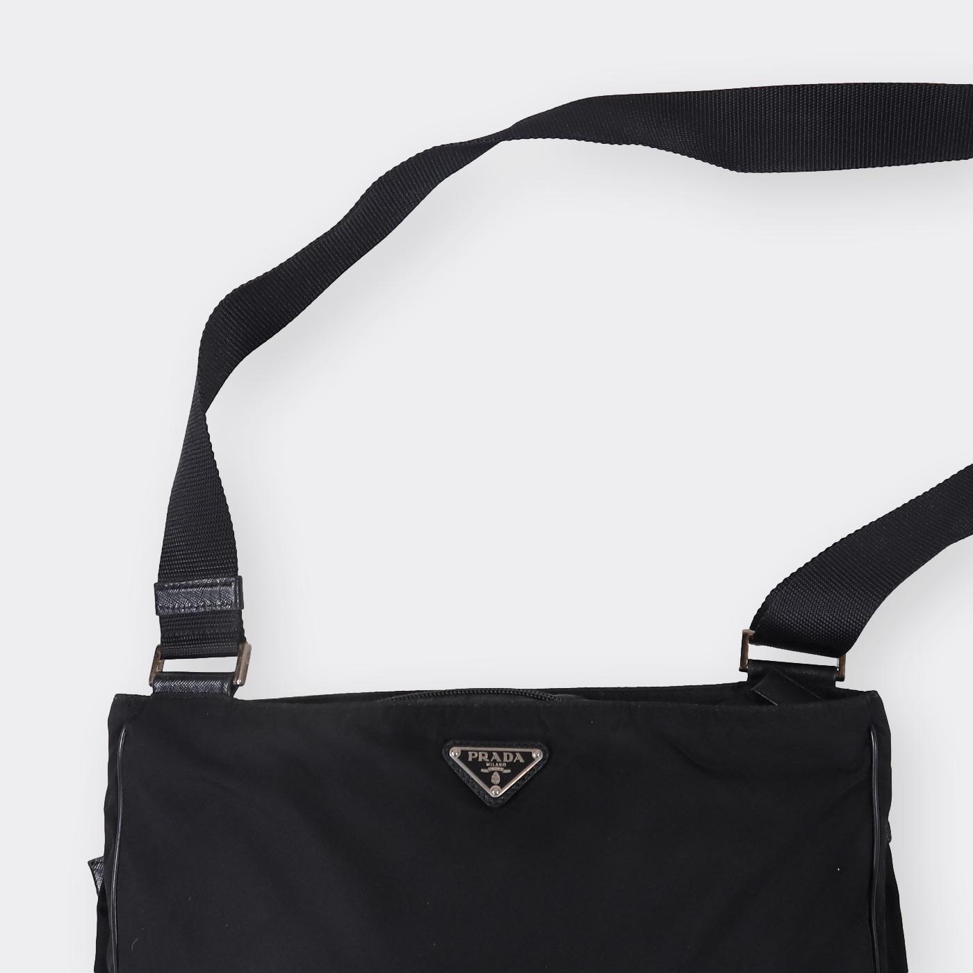 Prada Vintage Crossbody Bag in Black for Men | Lyst