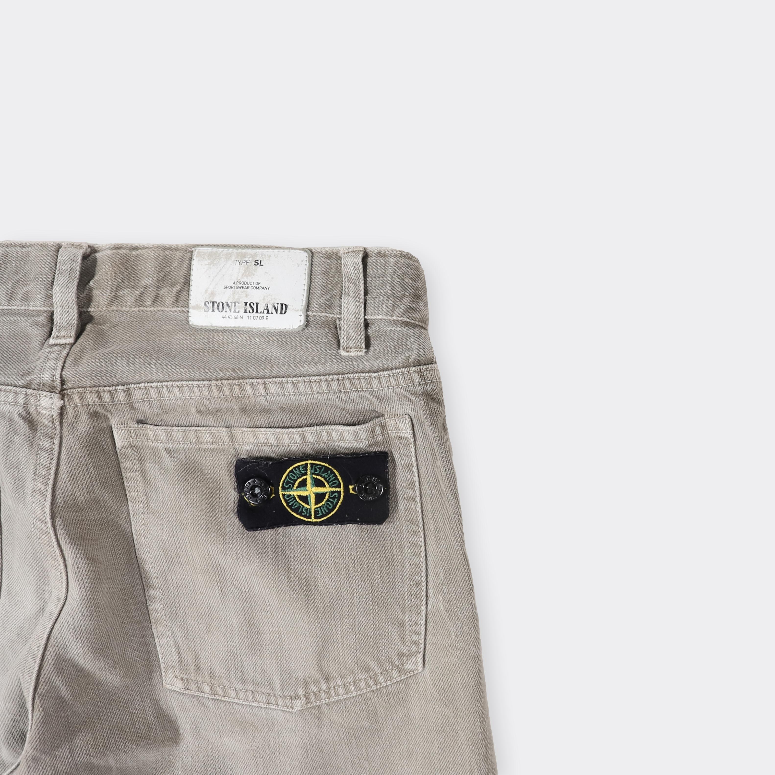 Stone Island Womens Vintage Jeans in Gray | Lyst