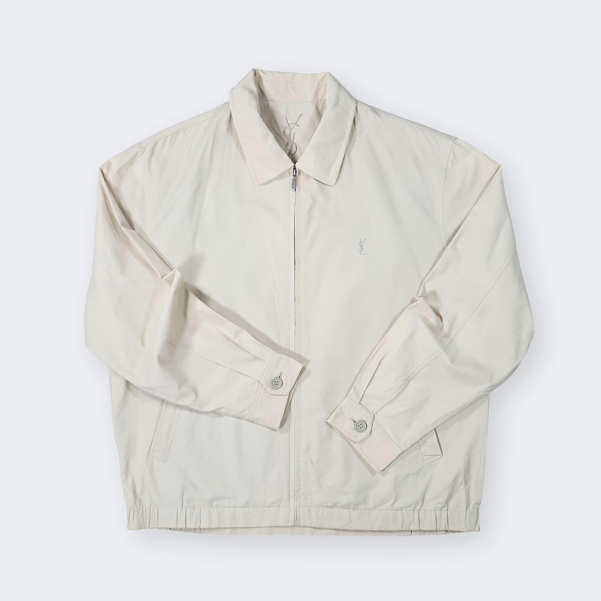 Saint Laurent Vintage Jacket in White for Men | Lyst