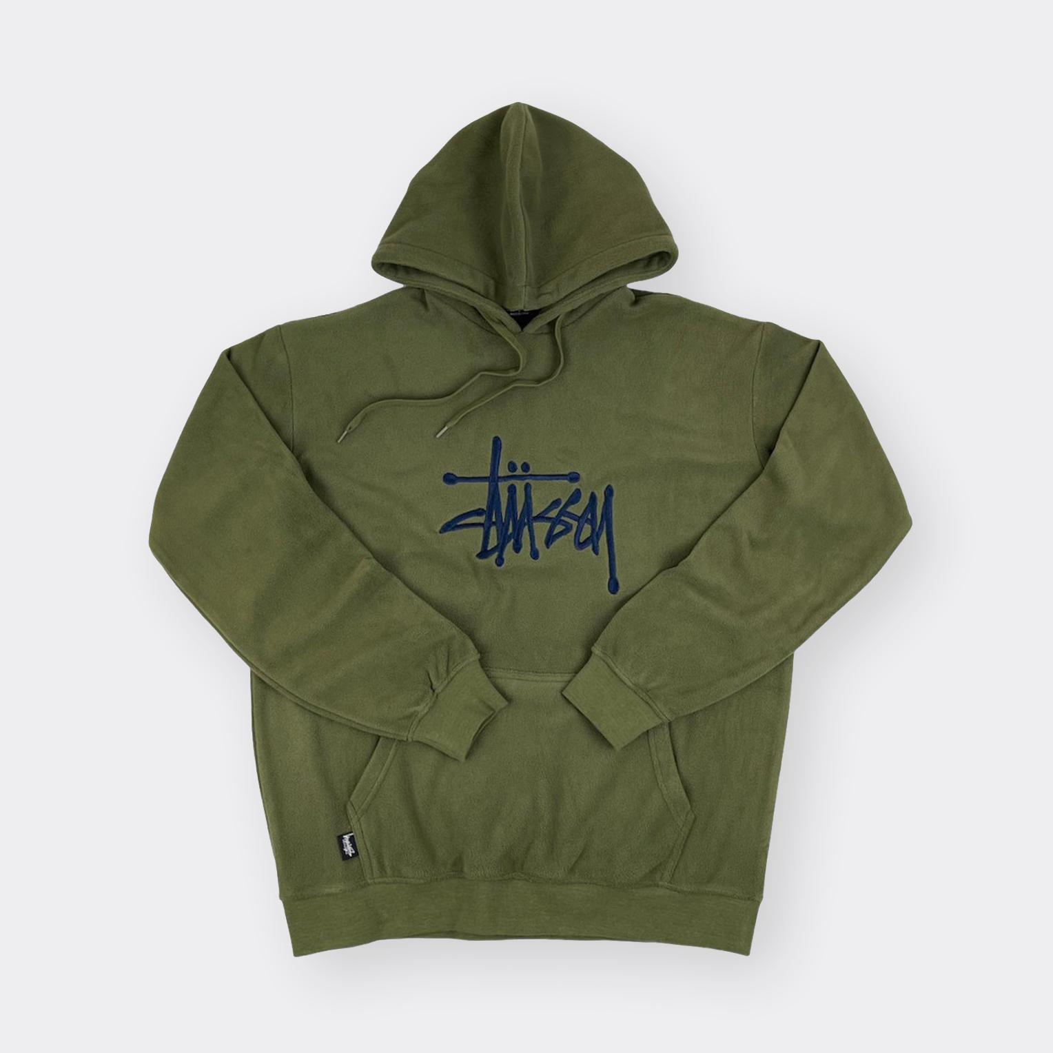 Stussy Deadstock Fleece Hoodie in Green for Men Lyst