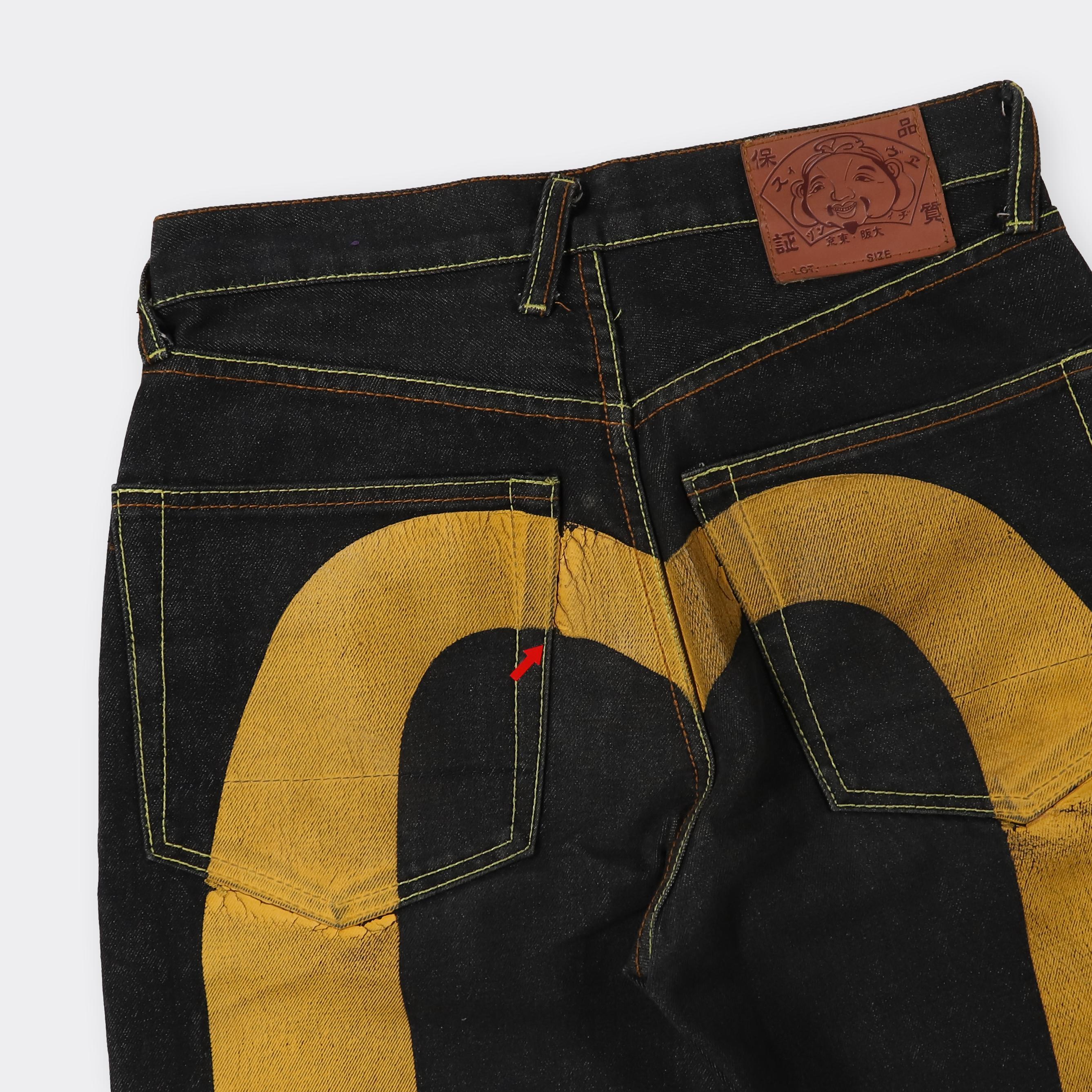 Evisu Vintage Jeans in Yellow for Men | Lyst