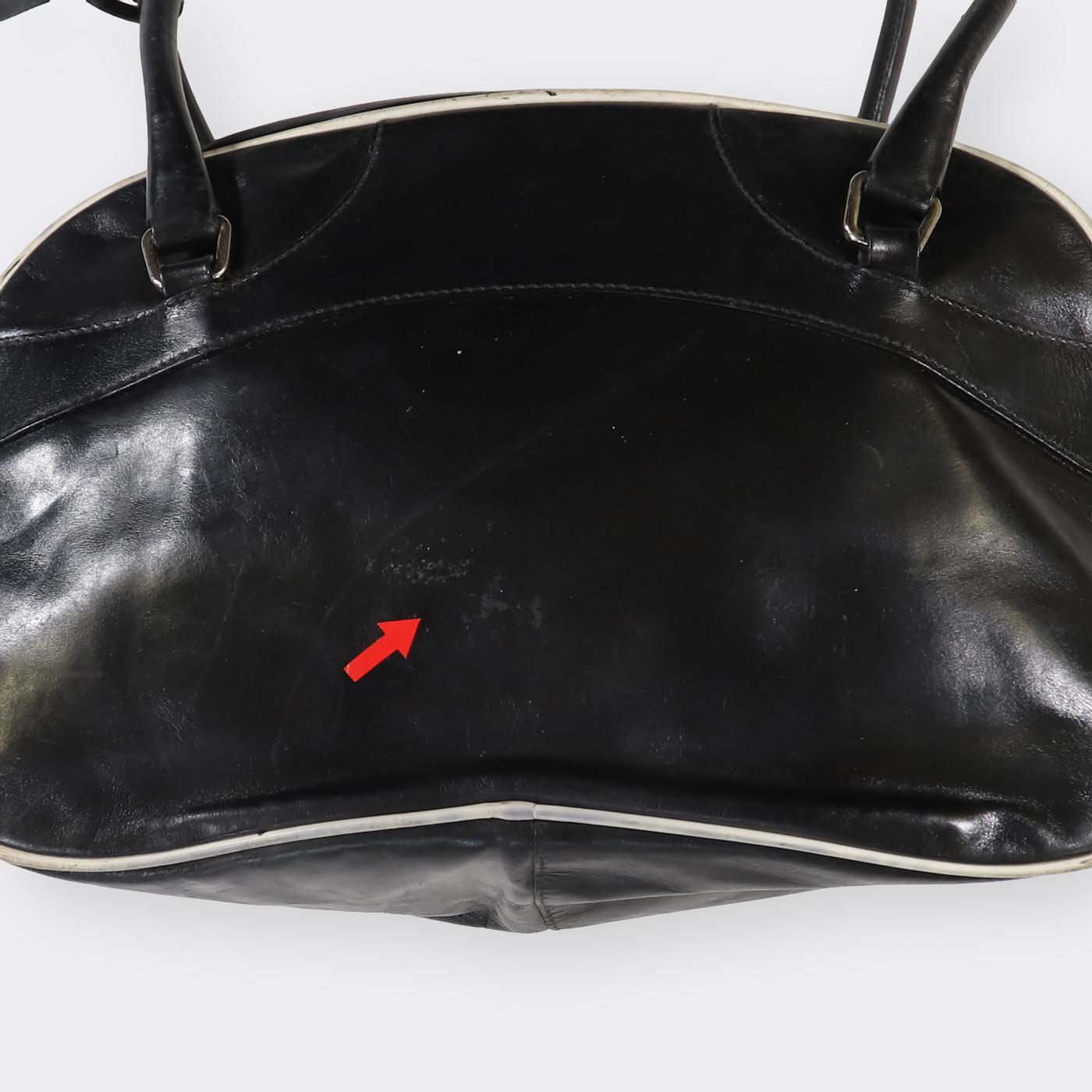 prada Ladies Black Vintage bowling bag