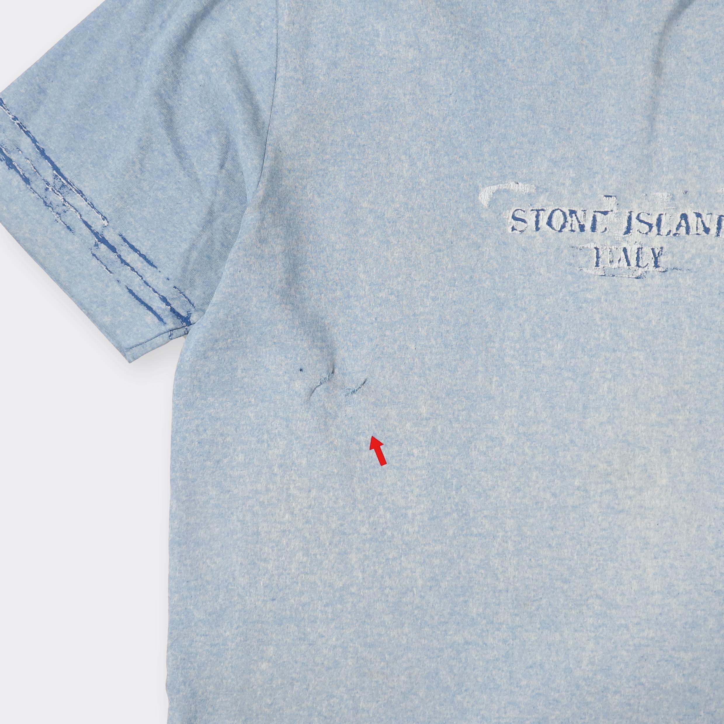Stone Island Vintage T-shirt in Blue for Men | Lyst