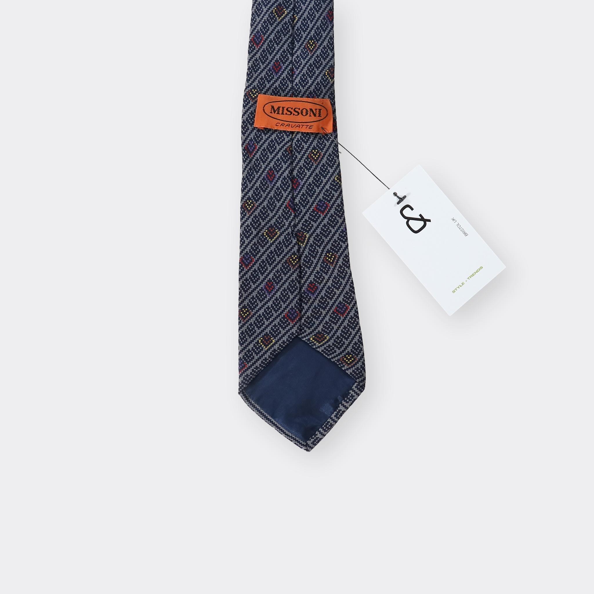 Missoni Silk Vintage Tie in Blue for Men | Lyst