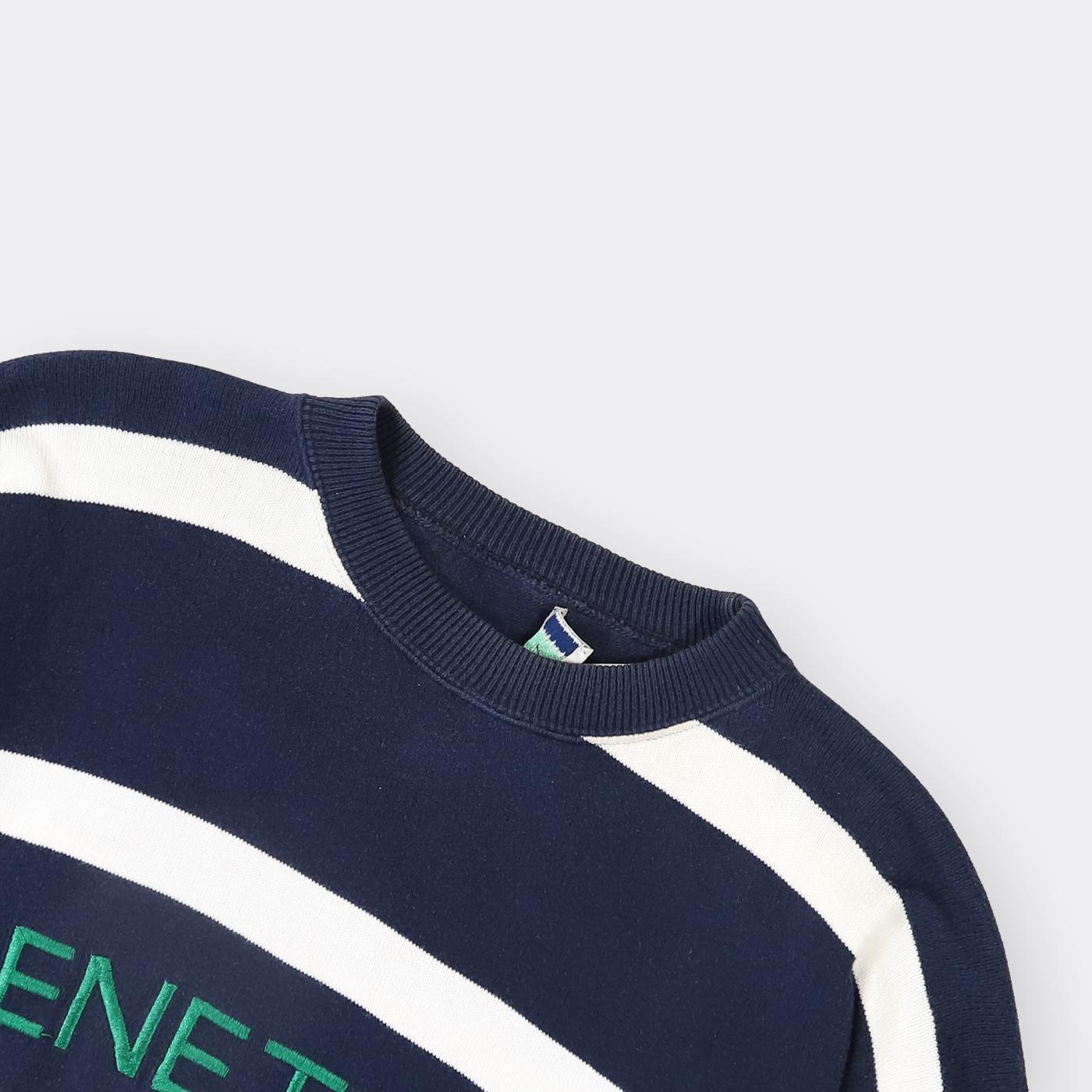Benetton Vintage Sweatshirt in Blue for Men | Lyst
