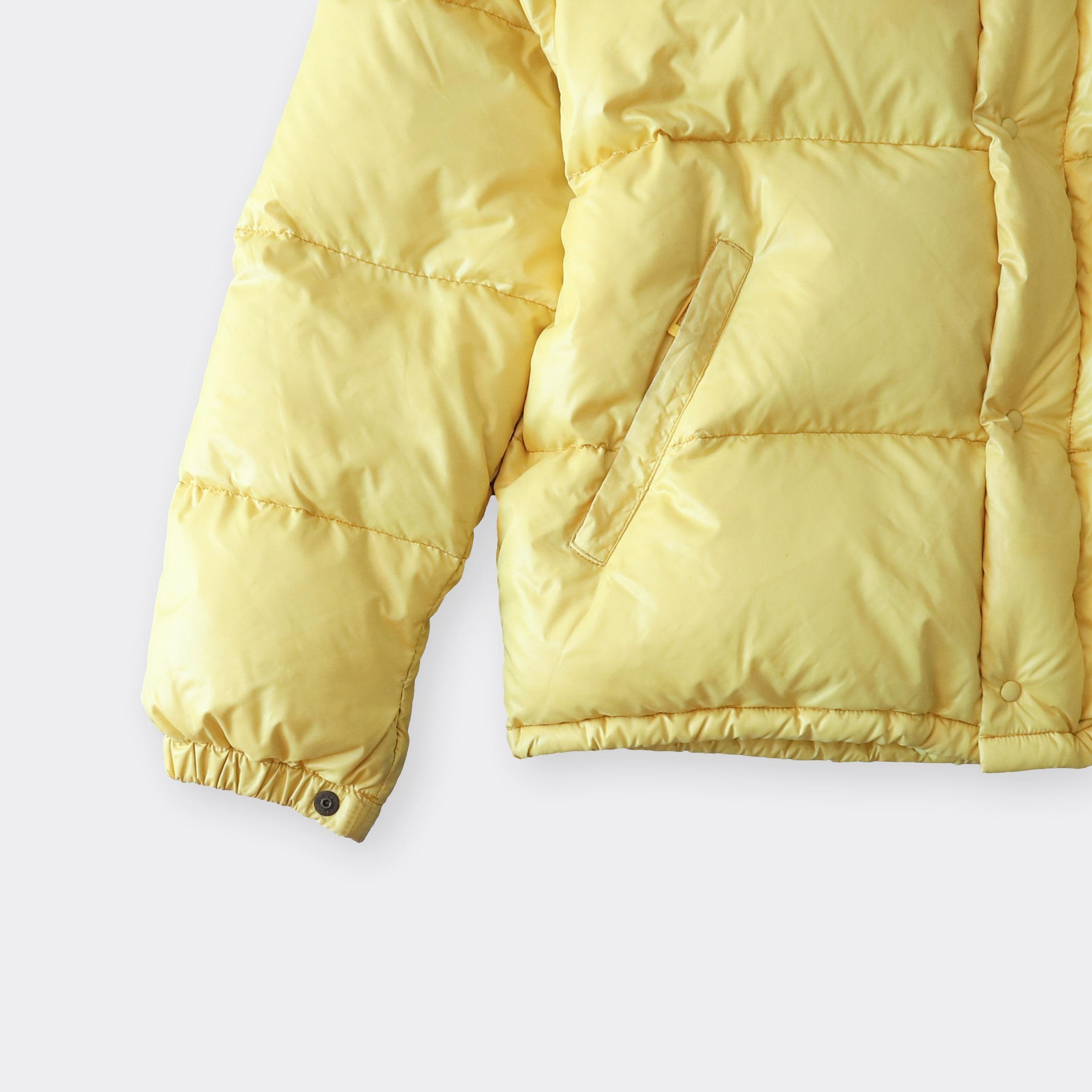 Moncler Womens Grenoble Vintage Puffer Coat in Yellow | Lyst