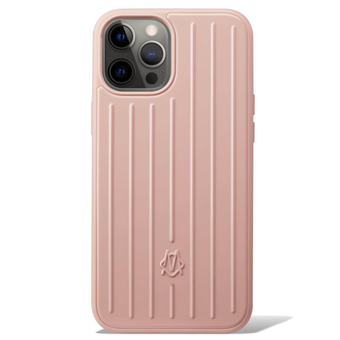 RIMOWA Polycarbonate Desert Rose Pink Groove Case For Iphone 12 Pro Max