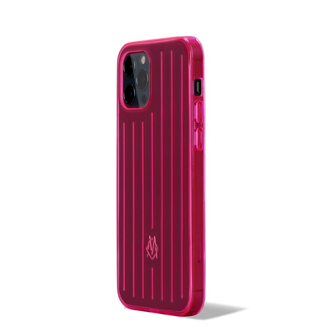 RIMOWA Neon Pink Case For Iphone 12 & 12 Pro