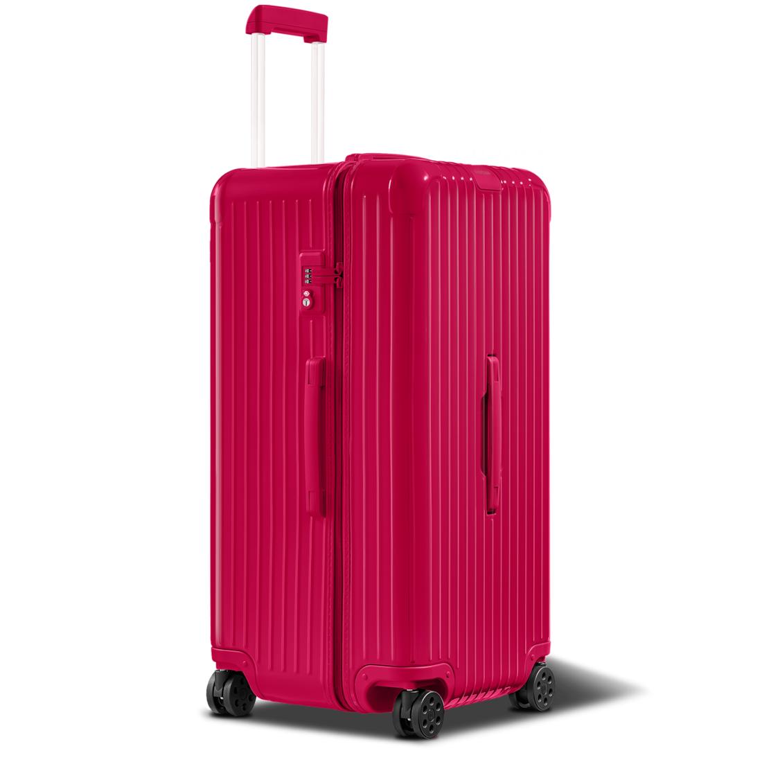 RIMOWA Essential Trunk Plus Large Check in Suitcase in Pink for