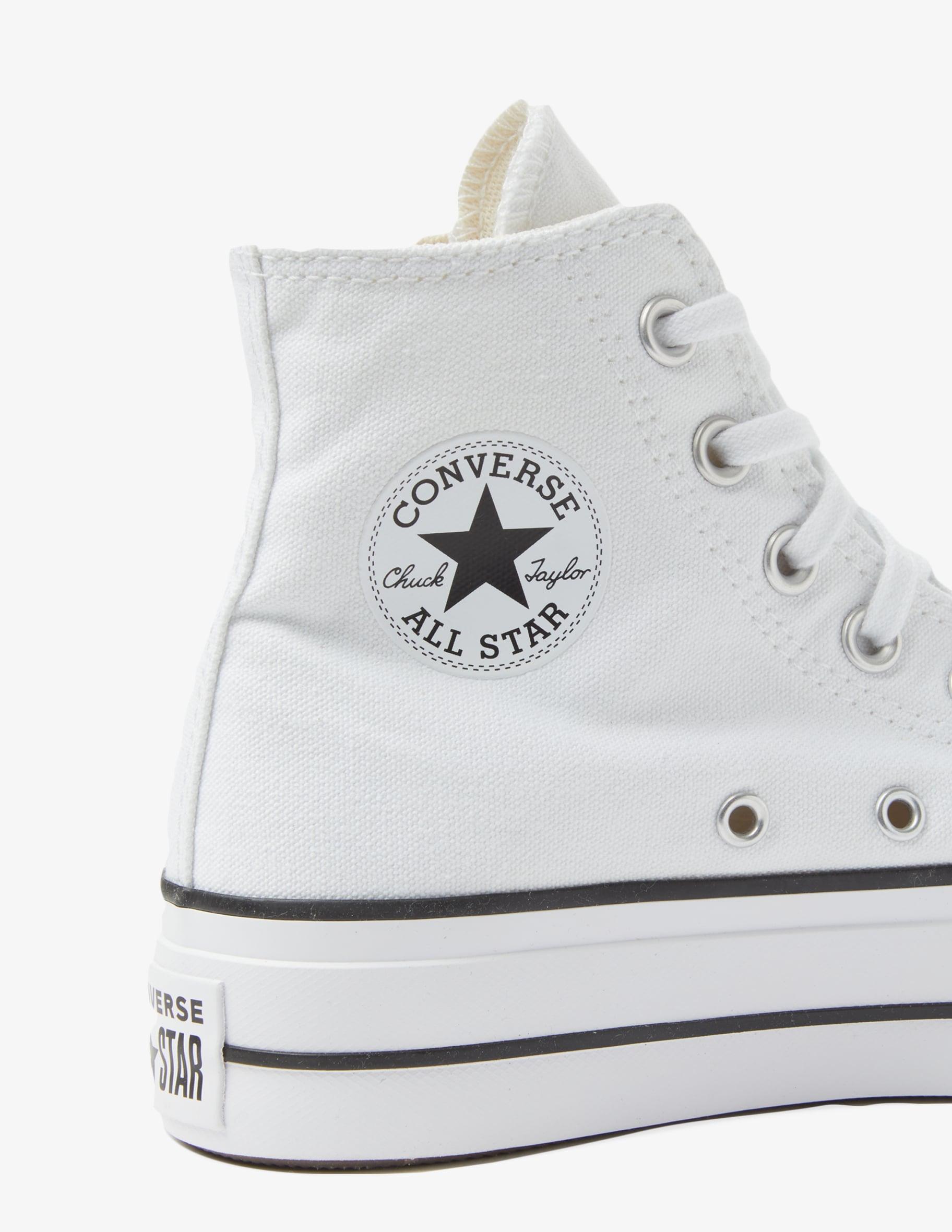 Sneakers con zeppa Chuck taylor all star di Converse in Bianco | Lyst